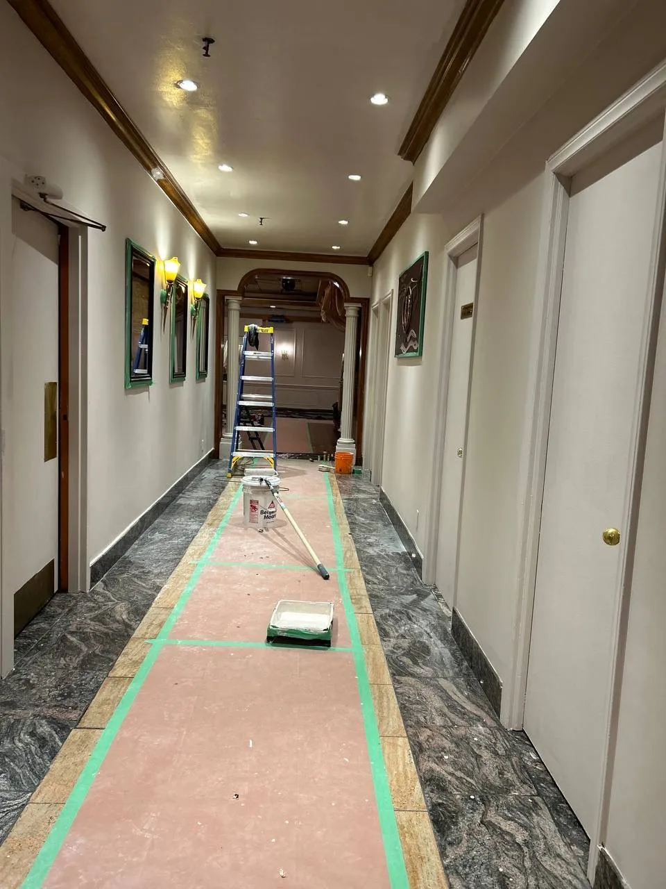 Interior painting project